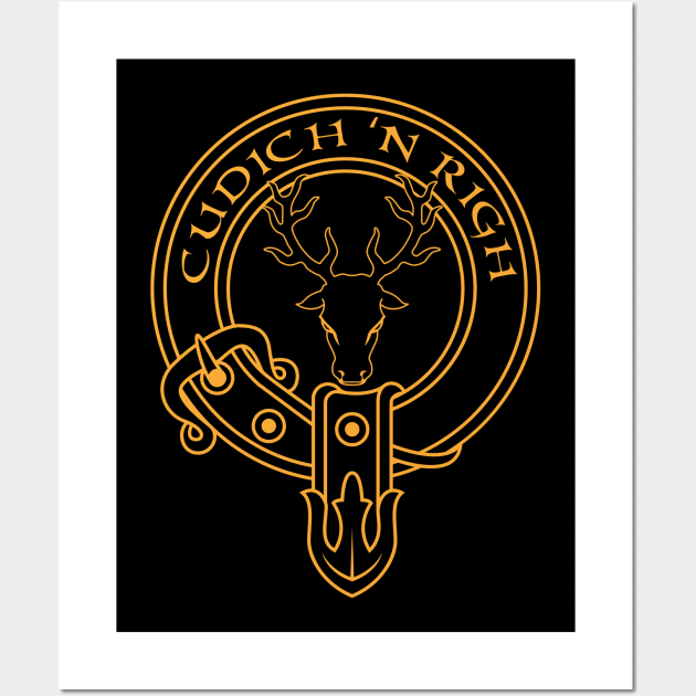 Clan Mackenzie Big Gold Wall Art by Clan Mackenzie Studio